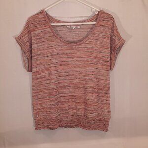 Reitman's Ladies Elastic Waist Size XS Short Sleeve Lightweight Sweater